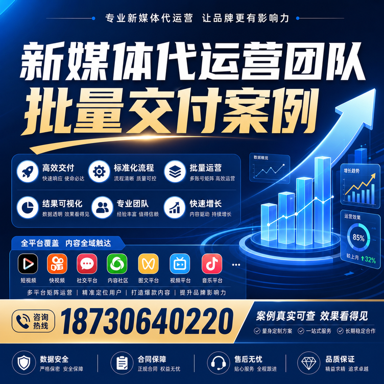 南充代运营公司多客户账号批量高效交付案例